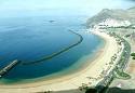 Una playa de una isla de Canarias.